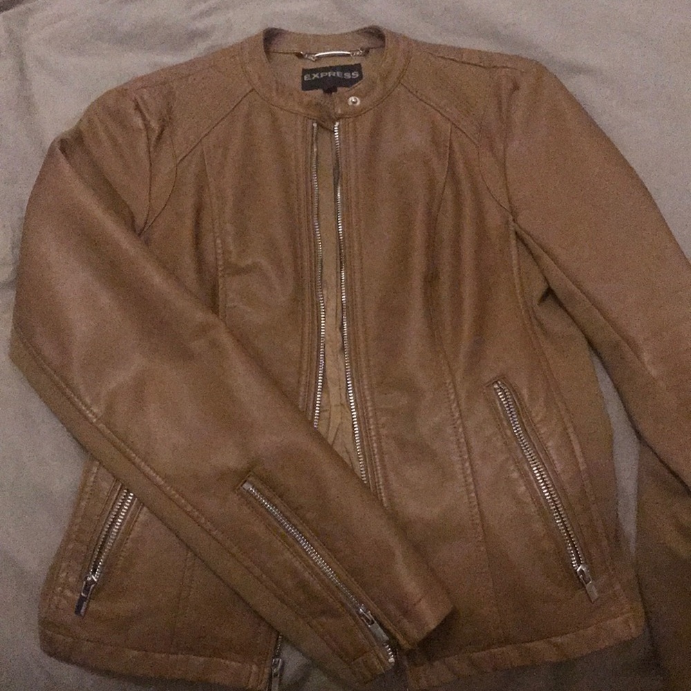 Express pleather jacket
